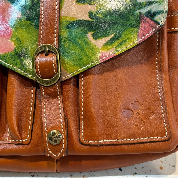 Patricia Nash Floral Leather Crossbody Handbag - Picture 6 of 16